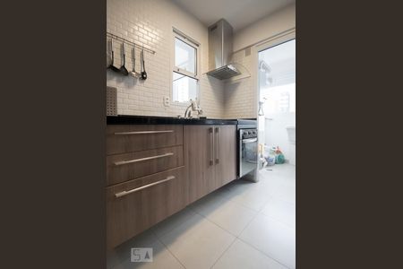 Cozinha de apartamento à venda com 1 quarto, 53m² em Cidade Monções, São Paulo