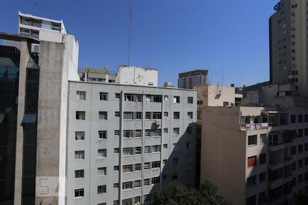 Vista do Quarto de apartamento à venda com 1 quarto, 43m² em Bela Vista, São Paulo