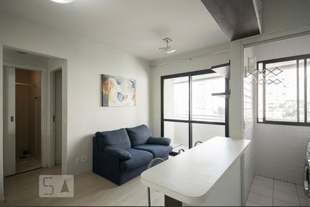 Sala de apartamento para alugar com 1 quarto, 37m² em Cidade Monções, São Paulo