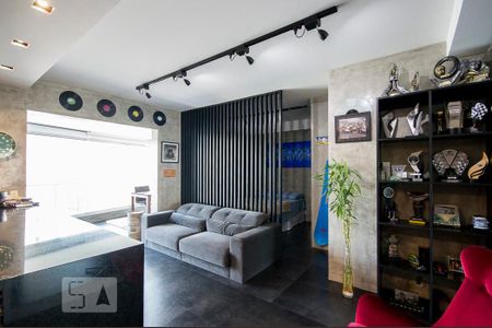 Sala de apartamento para alugar com 1 quarto, 50m² em Cidade Monções, São Paulo