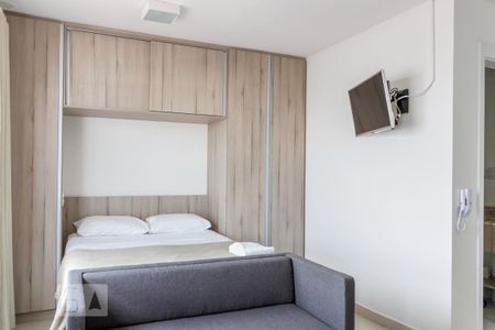 Quarto de apartamento à venda com 1 quarto, 27m² em Brooklin Paulista, São Paulo