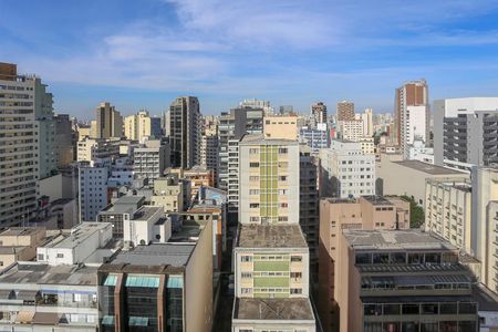 Vista da Varanda de apartamento à venda com 1 quarto, 60m² em Bela Vista, São Paulo