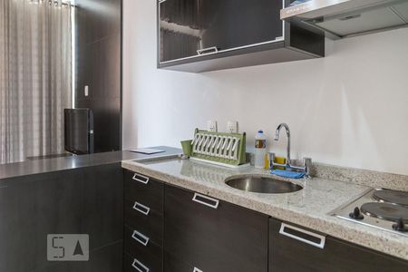 Cozinha de apartamento à venda com 1 quarto, 54m² em Cidade Monções, São Paulo