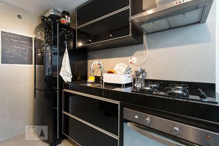 Cozinha de apartamento à venda com 1 quarto, 75m² em Perdizes, São Paulo