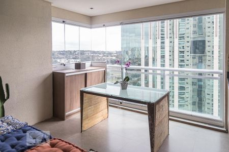 Varanda de apartamento à venda com 1 quarto, 66m² em Brooklin Paulista, São Paulo