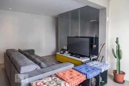 Sala de apartamento à venda com 1 quarto, 66m² em Brooklin Paulista, São Paulo