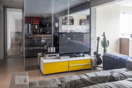 Sala de apartamento à venda com 1 quarto, 66m² em Brooklin Paulista, São Paulo