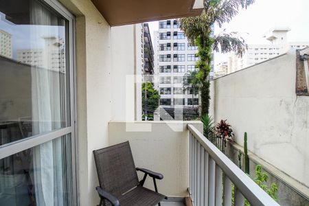 Varanda de apartamento para alugar com 1 quarto, 42m² em Pinheiros, São Paulo