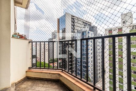 Varanda de apartamento à venda com 3 quartos, 123m² em Cerqueira César, São Paulo