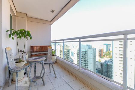 Varanda de apartamento à venda com 1 quarto, 51m² em Cerqueira César, São Paulo