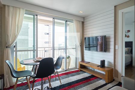 Sala de apartamento à venda com 1 quarto, 70m² em Bela Vista, São Paulo