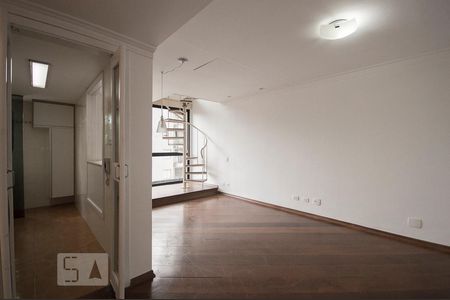 Sala/Cozinha de apartamento para alugar com 1 quarto, 62m² em Itaim Bibi, São Paulo