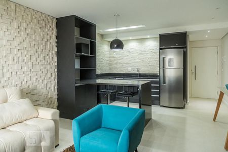 Sala de apartamento para alugar com 1 quarto, 80m² em Vila Nova Conceição, São Paulo