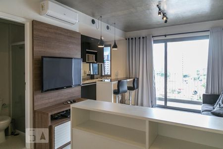 Sala/Quarto conjugados de kitnet/studio à venda com 1 quarto, 35m² em Vila Olímpia, São Paulo