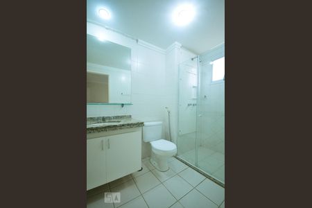 Banheiro suíte 1 de apartamento para alugar com 3 quartos, 120m² em Lar São Paulo, São Paulo