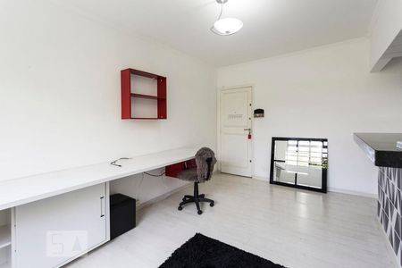 Sala de apartamento para alugar com 1 quarto, 50m² em Indianópolis, São Paulo