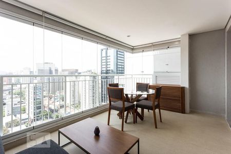 Varanda de apartamento para alugar com 1 quarto, 54m² em Vila Nova Conceição, São Paulo