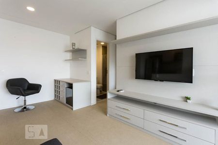 Sala de apartamento para alugar com 1 quarto, 54m² em Vila Nova Conceição, São Paulo