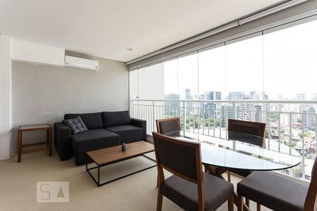 Varanda de apartamento para alugar com 1 quarto, 54m² em Vila Nova Conceição, São Paulo