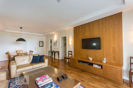 Sala de apartamento à venda com 3 quartos, 128m² em Jardim Paulistano, São Paulo