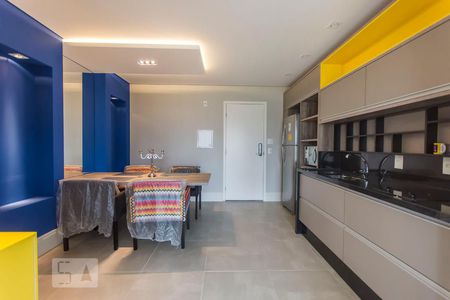 Sala-Cozinha de apartamento para alugar com 1 quarto, 57m² em Bela Vista, São Paulo