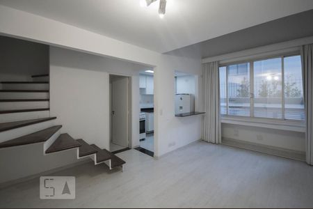 Sala/Acesso de apartamento para alugar com 1 quarto, 55m² em Brooklin Paulista, São Paulo