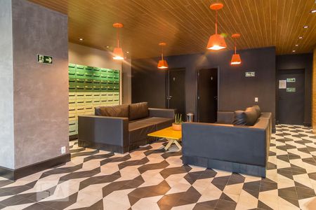 Studio para alugar com 49m², 1 quarto e 1 vaga Studio para alugar com 49m², 1 quarto e 1 vagaHall de entrada