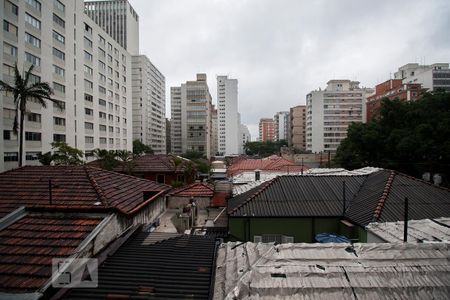 Vista da sala de apartamento à venda com 1 quarto, 110m² em Jardim Paulista, São Paulo