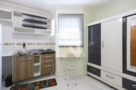 Sala, Quarto e Cozinha de kitnet/studio à venda com 1 quarto, 25m² em Jabaquara, São Paulo