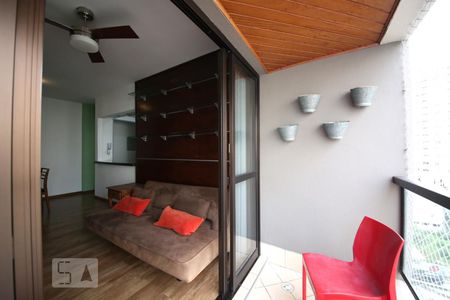 Varanda - Sala de apartamento à venda com 2 quartos, 65m² em Brooklin Paulista, São Paulo