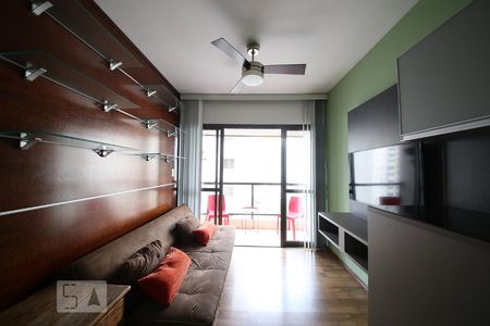 Sala de apartamento à venda com 2 quartos, 65m² em Brooklin Paulista, São Paulo