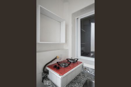 Detalhe Cozinha de kitnet/studio para alugar com 1 quarto, 27m² em Vila Monte Alegre, São Paulo