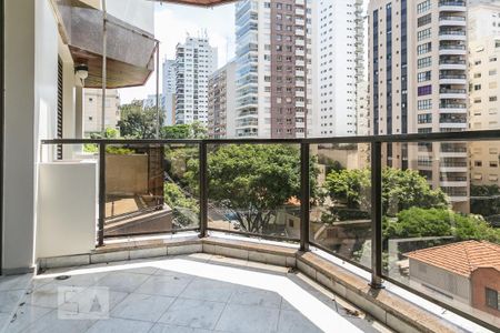 Varanda de apartamento para alugar com 3 quartos, 170m² em Paraíso, São Paulo