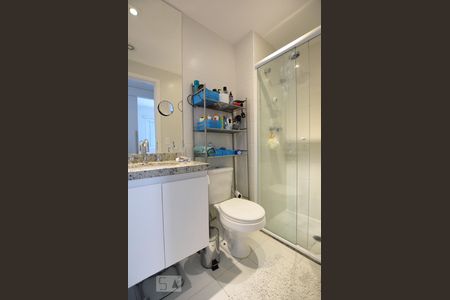 Banheiro de apartamento para alugar com 1 quarto, 50m² em Jardim Santo Amaro, São Paulo
