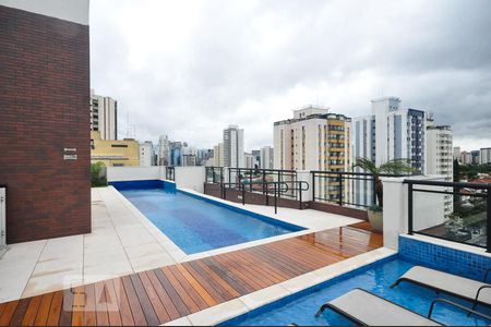 piscina de kitnet/studio para alugar com 1 quarto, 26m² em Cidade Monções, São Paulo