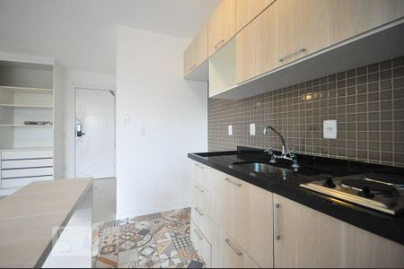 cozinha de kitnet/studio para alugar com 1 quarto, 26m² em Cidade Monções, São Paulo