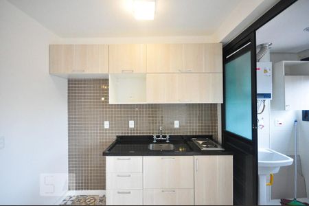 cozinha de kitnet/studio para alugar com 1 quarto, 26m² em Cidade Monções, São Paulo