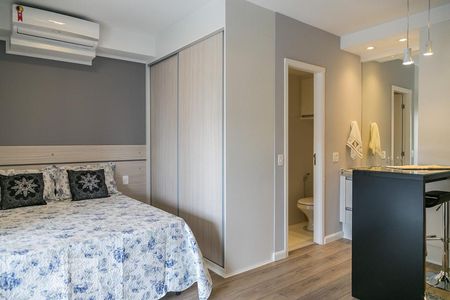 Sala/Quarto conjugados de apartamento para alugar com 1 quarto, 35m² em Consolação, São Paulo