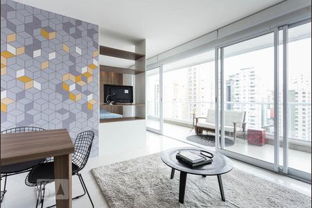 Sala de kitnet/studio para alugar com 1 quarto, 67m² em Vila Nova Conceição, São Paulo