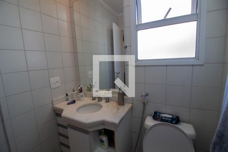 Banheiro da Suíte de apartamento à venda com 1 quarto, 47m² em Campo Belo, São Paulo