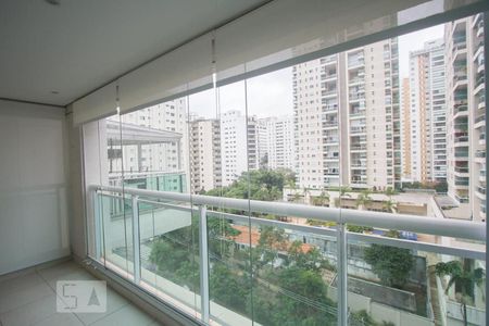 Varanda de apartamento à venda com 1 quarto, 49m² em Campo Belo, São Paulo