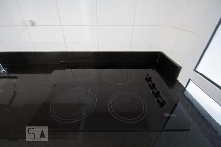 Detalhe Cozinha de apartamento à venda com 1 quarto, 49m² em Campo Belo, São Paulo