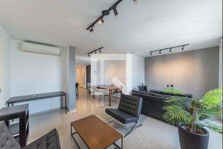 Sala de apartamento à venda com 2 quartos, 87m² em Cidade Monções, São Paulo