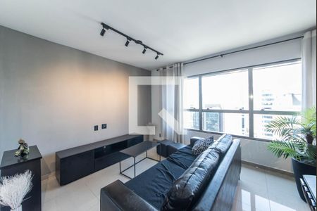 Sala de apartamento à venda com 2 quartos, 87m² em Cidade Monções, São Paulo