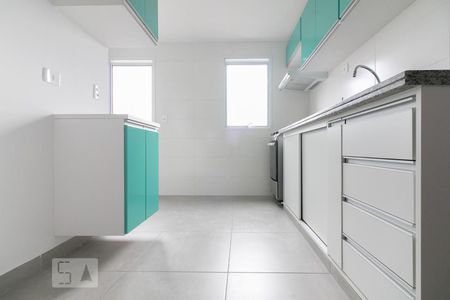 Cozinha de apartamento para alugar com 1 quarto, 50m² em Campestre, Santo André