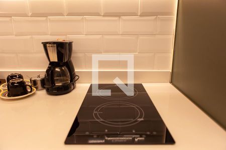 Studio para alugar com 25m², 1 quarto e 1 vaga Studio para alugar com 25m², 1 quarto e 1 vagaDetalhe da cozinha