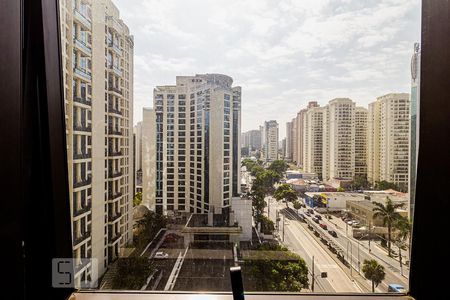 Vista de kitnet/studio para alugar com 1 quarto, 25m² em Moema, São Paulo