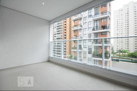 varanda de kitnet/studio para alugar com 1 quarto, 47m² em Vila Andrade, São Paulo