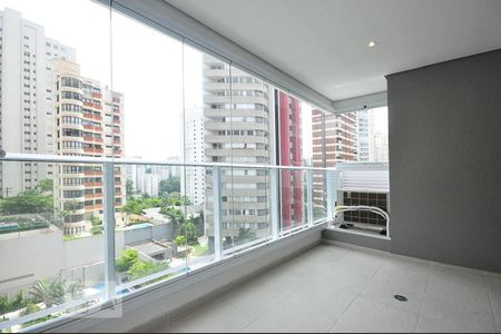 varanda de kitnet/studio à venda com 1 quarto, 47m² em Vila Andrade, São Paulo