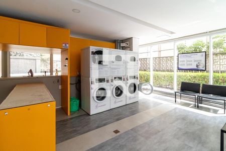 Apartamento para alugar com 25m², 1 quarto e 1 vaga Apartamento para alugar com 25m², 1 quarto e 1 vagaÁrea comum - Lavanderia